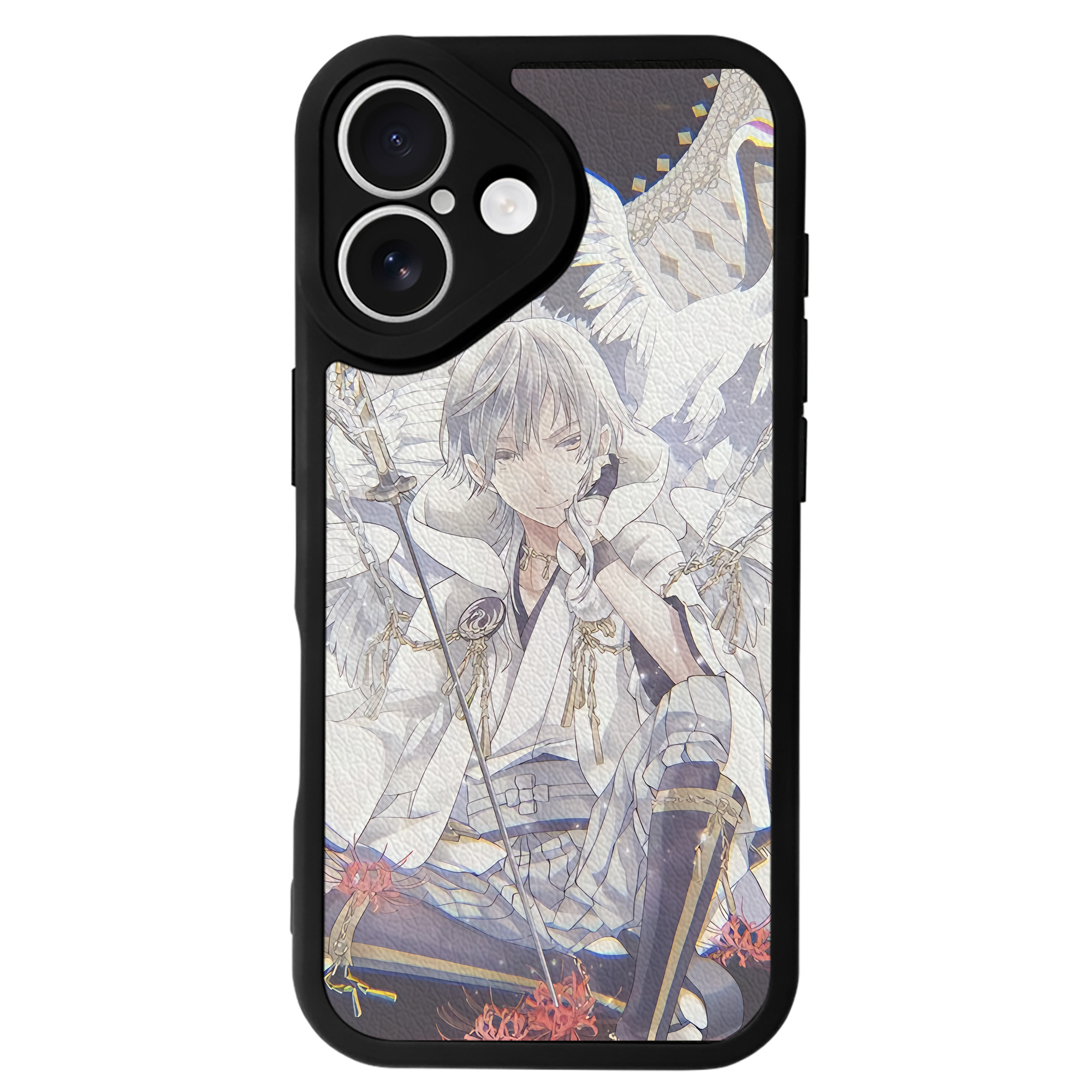 （画像用） 刀剣乱舞 Touken Ranbu 【iPhone 16シリーズ対応】シリコンスマホケース（レザー調） 材質：シリコン